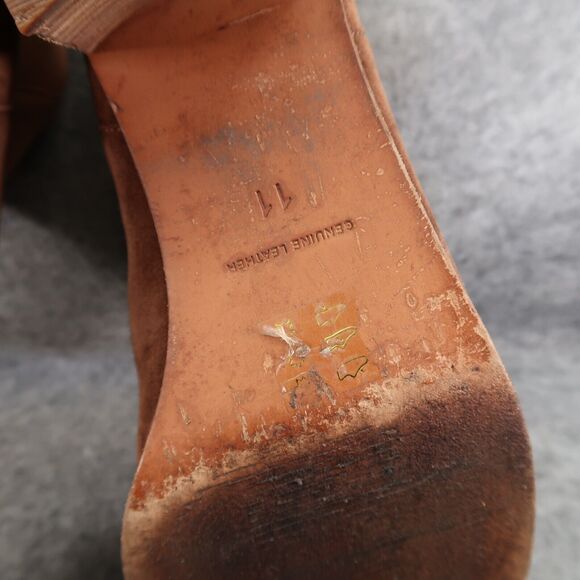 Madewell Shoes Womens 11 Bootie Leather Block Heel Pauline Fashion Boho Boot Zip - Picture 14 of 16